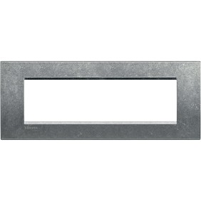 Placca 7 posti native quadra LivingLight Bticino LNA4807NA