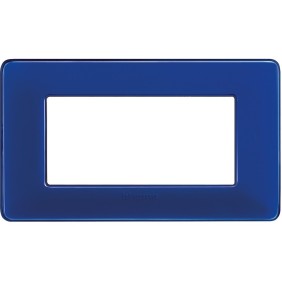 Placca Bticino Matix 4 Moduli Cobalto AM4804CBU
