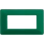 Placca Bticino Matix 4 Moduli Smeraldo AM4804CVS