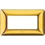 Placca Bticino Matix 4 moduli Oro Lucido AM4804GOR