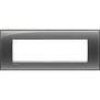 Placca 7 posti quadra fumo di Londra LivingLight Bticino LNA4807KF