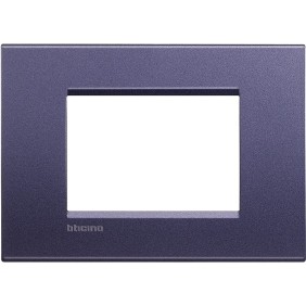 Placca 3 posti quadra club LivingLight Bticino LNA4803CB