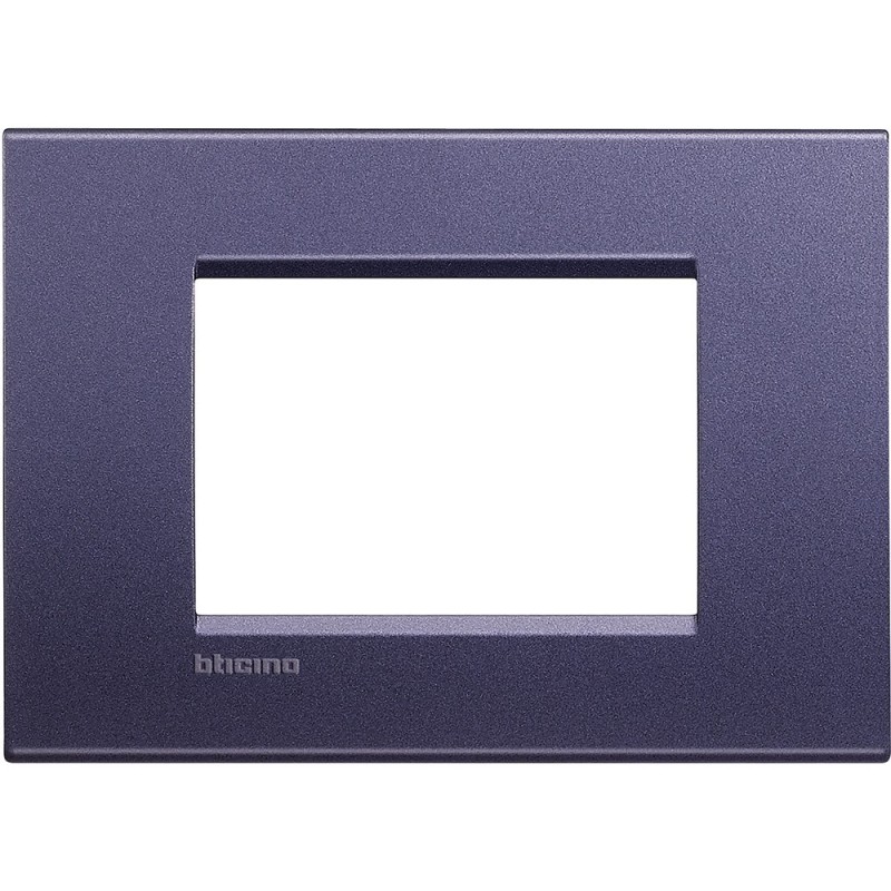 Placca 3 posti quadra club LivingLight Bticino LNA4803CB