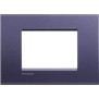 Placca 3 posti quadra club LivingLight Bticino LNA4803CB