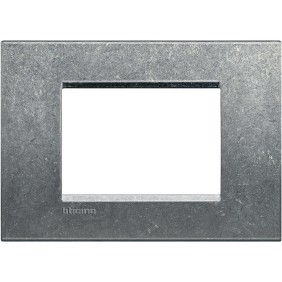 Placca 3 posti quadra native LivingLight Bticino LNA4803NA