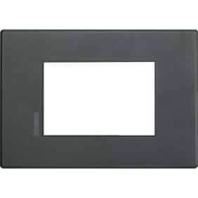 Placca Bticino Axolute Air Eclipse Antracite 3 Moduli HW4803XN