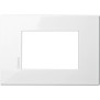 Placca 3 posti Bticino Axolute Air Bianca HW4803HD