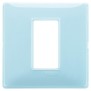 Placca Vimar Plana 1 modulo Reflex acqua in tecnopolimero 14641.45
