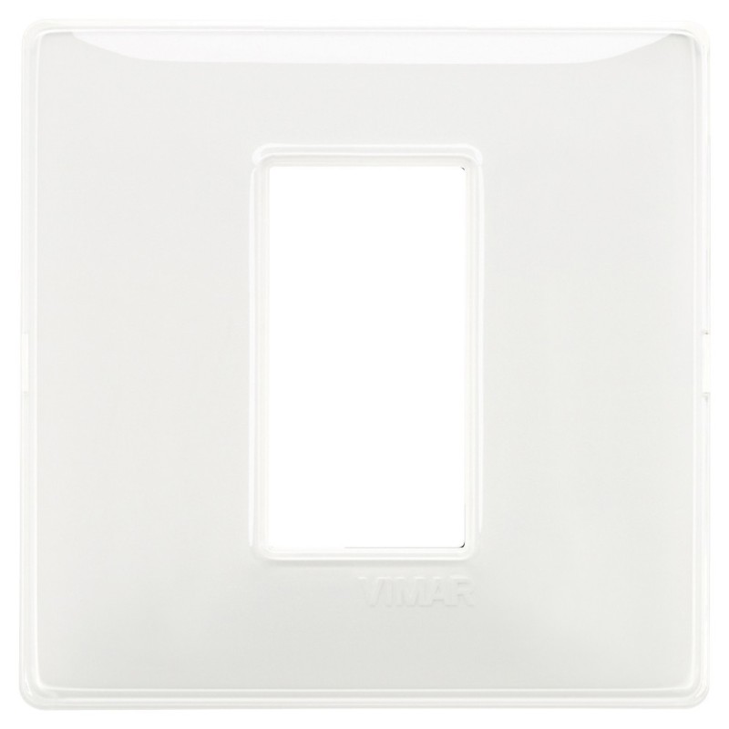 Placca Vimar Plana 1 modulo Reflex Neve in tecnopolimero 14641.41