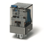 Relè industriale terminali Faston bobina 24V AC 3 contatti 10A Finder 601380240040