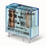 Relè industriale terminali Faston bobina 12V DC 1 contatto 10A Finder 403190120000