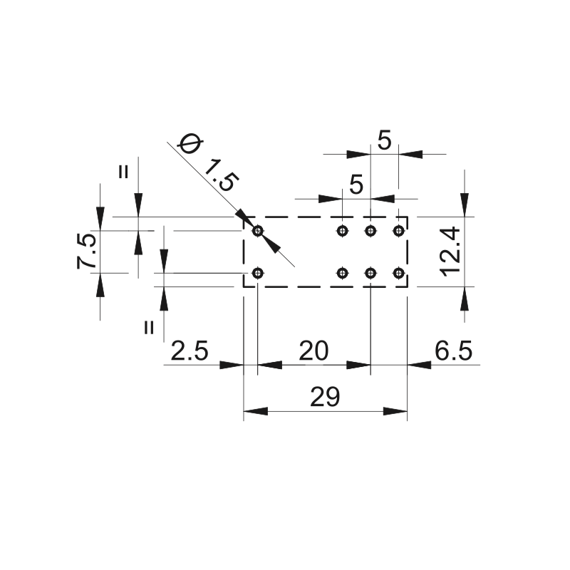 Relè industriale terminali Faston bobina 24V AC 2 contatti 8A Finder 405280240000