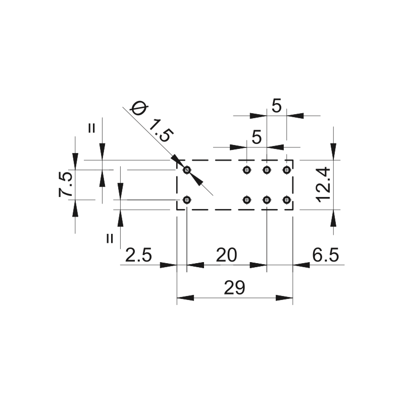 Relè industriale terminali Faston bobina 12V DC 1 contatto 16A Finder 406190120000