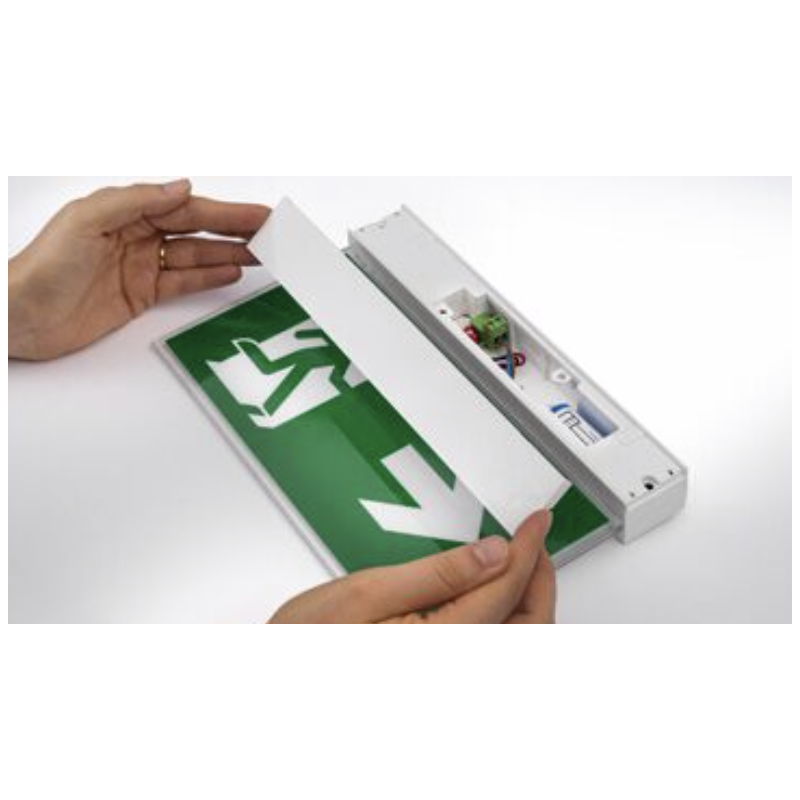 Lampada d'emergenza a Bandiera Led Exiway Easysign Schneider OVA38250