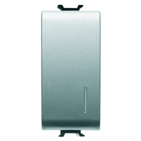 Interruttore Unipolare Illuminabile Titanio GW14002