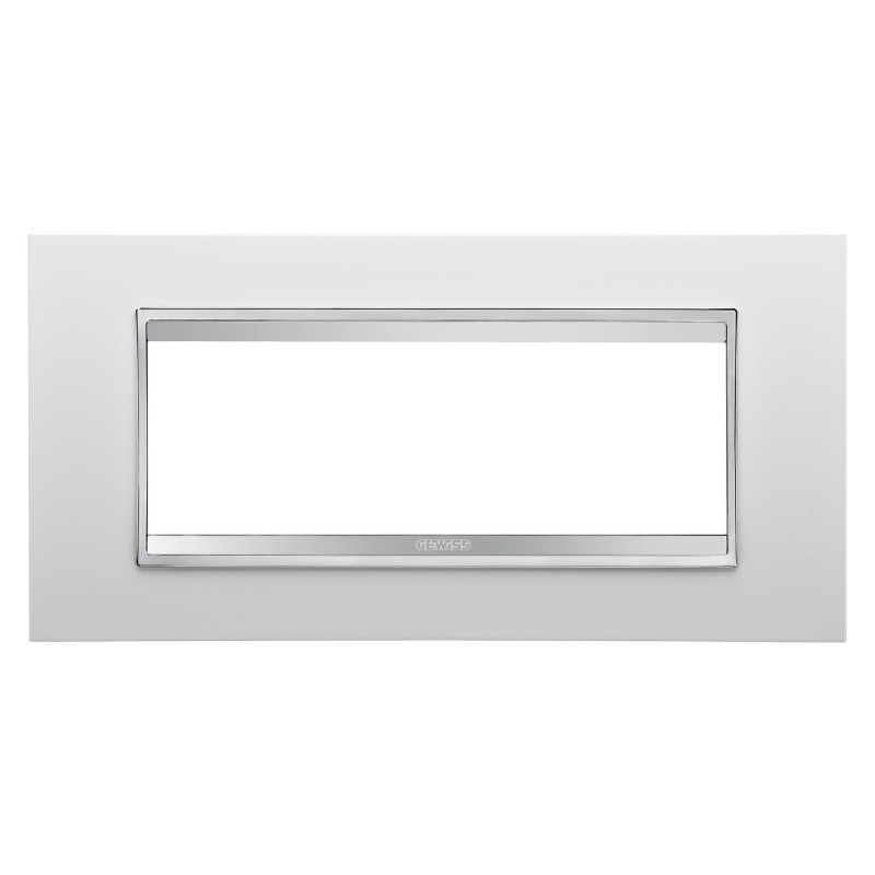 Placca Lux Bianco Latte 6 Posti GW16206TB