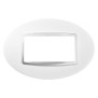 Placca Art Bianco Latte 4 Posti GW16304TB