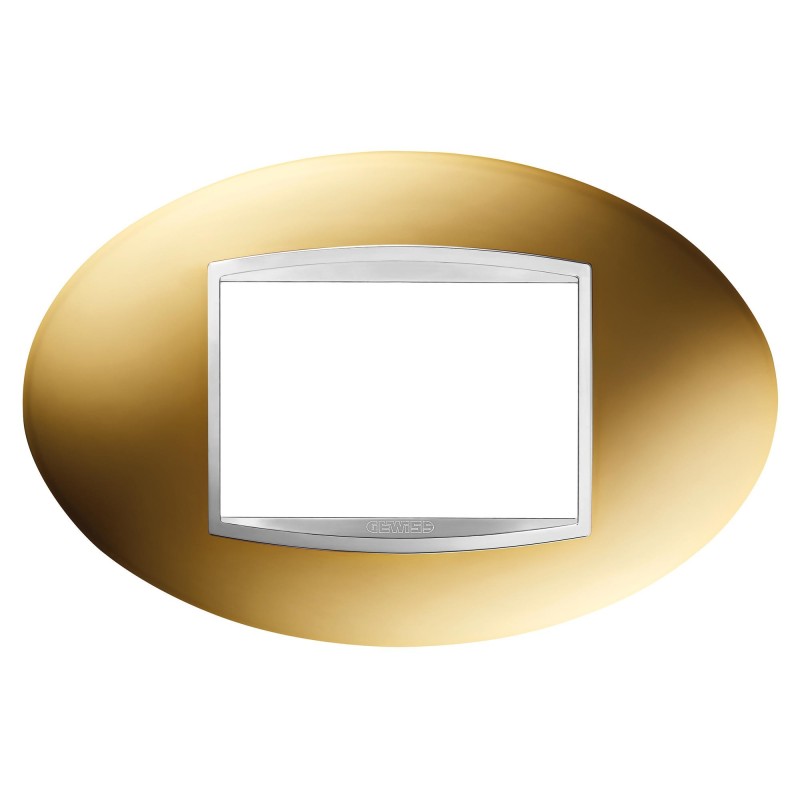 Placca Art Oro 3 Posti GW16303MO