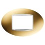 Placca Art Oro 3 Posti GW16303MO