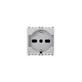Presa Vimar Eikon 2P+T 16A universale grigio