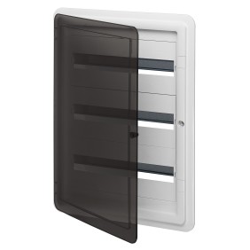 Centralino da incasso 54 moduli Portella Fume' colore bianco Vimar V53154