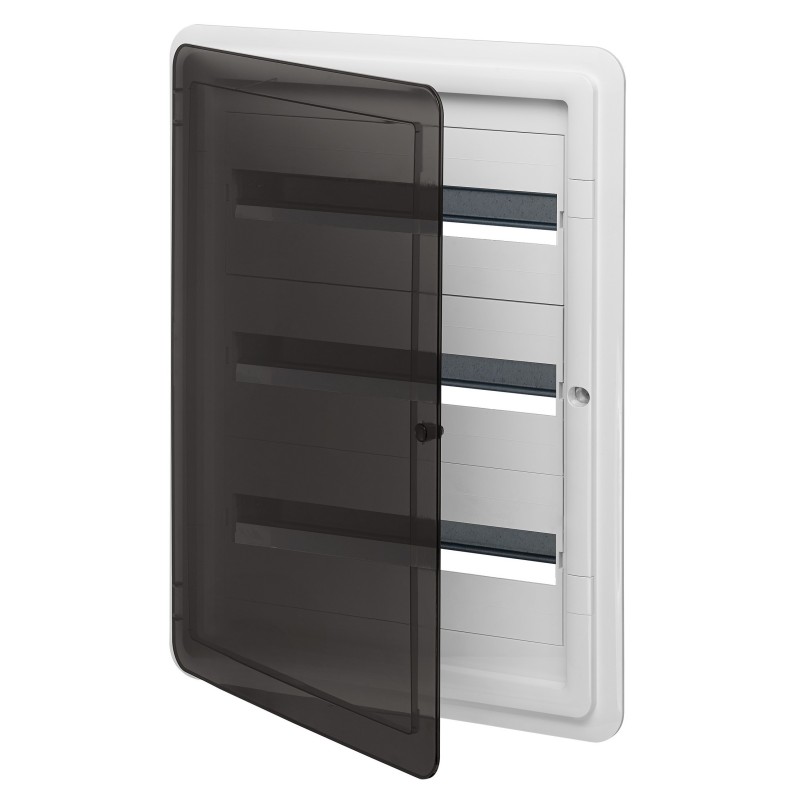 Centralino da incasso 54 moduli Portella Fume' colore bianco Vimar V53154