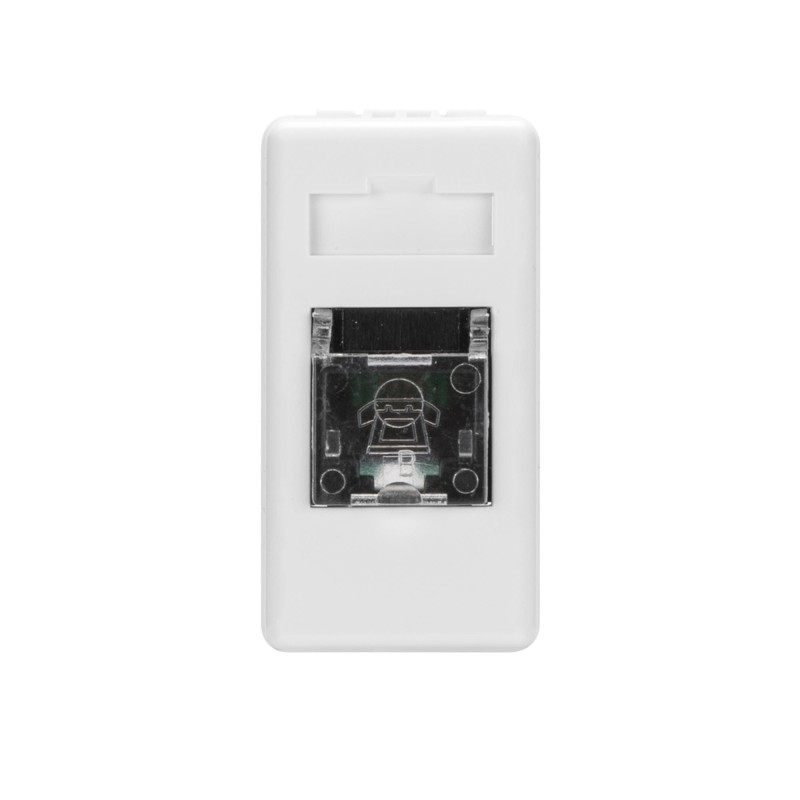 Presa Telefonica Rj11 System White GW20251