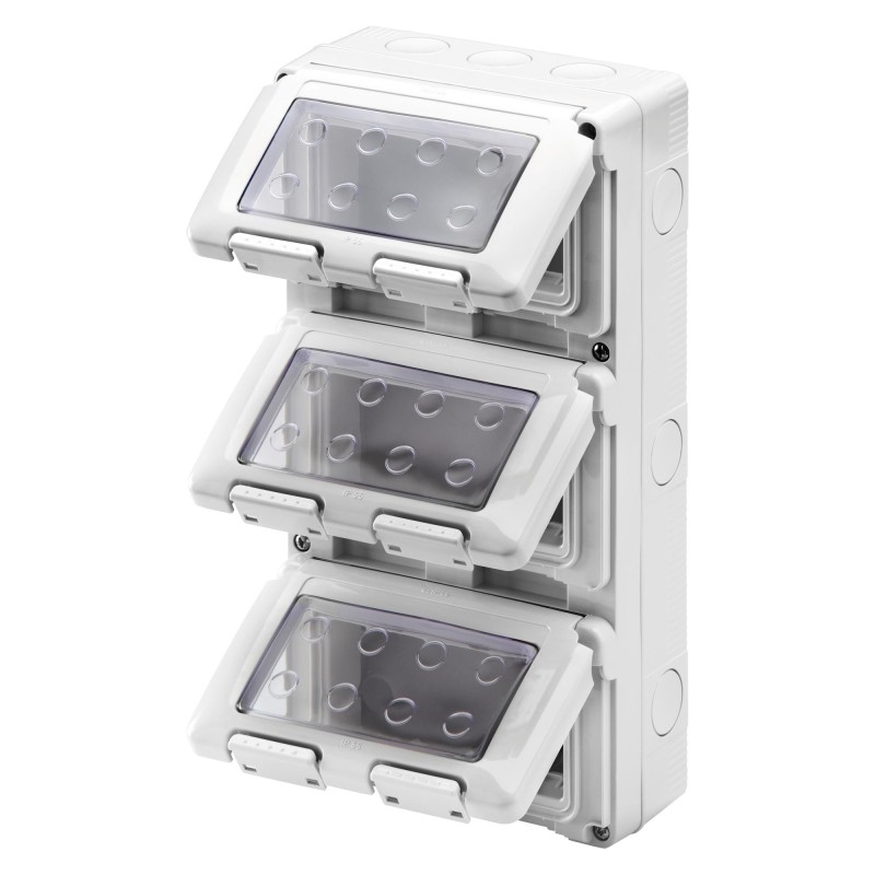 Contenitore da Parete Stagno 12 Posti IP55 GW27052
