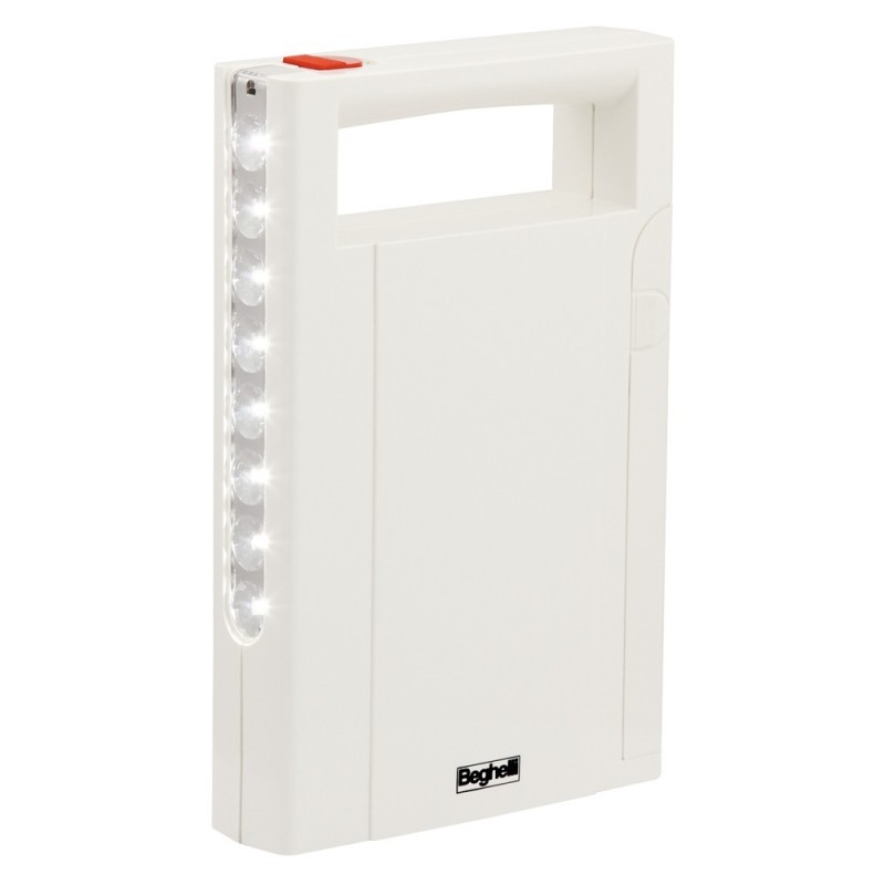Lampada di Emergenza Portatile a Led Bianca Beghelli 3310
