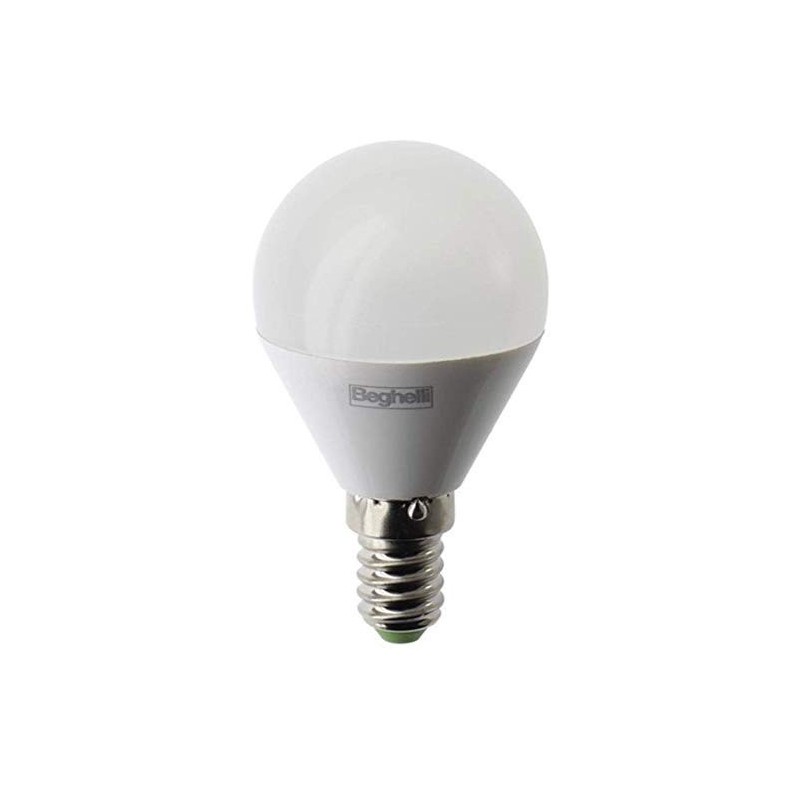 Lampada Led 7W Attacco E14 Luce Naturale Sfera Saving  Beghelli 56871