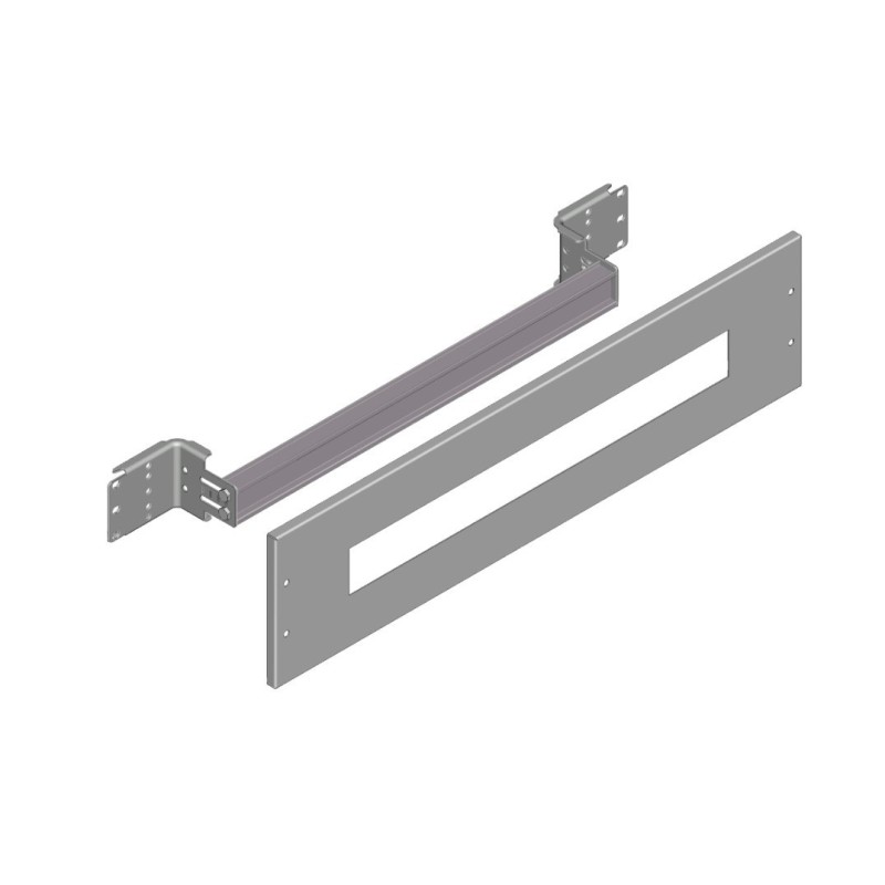 Pannello sfinestrato completo di guida din 24 moduli per ALPHA630 H200 L600