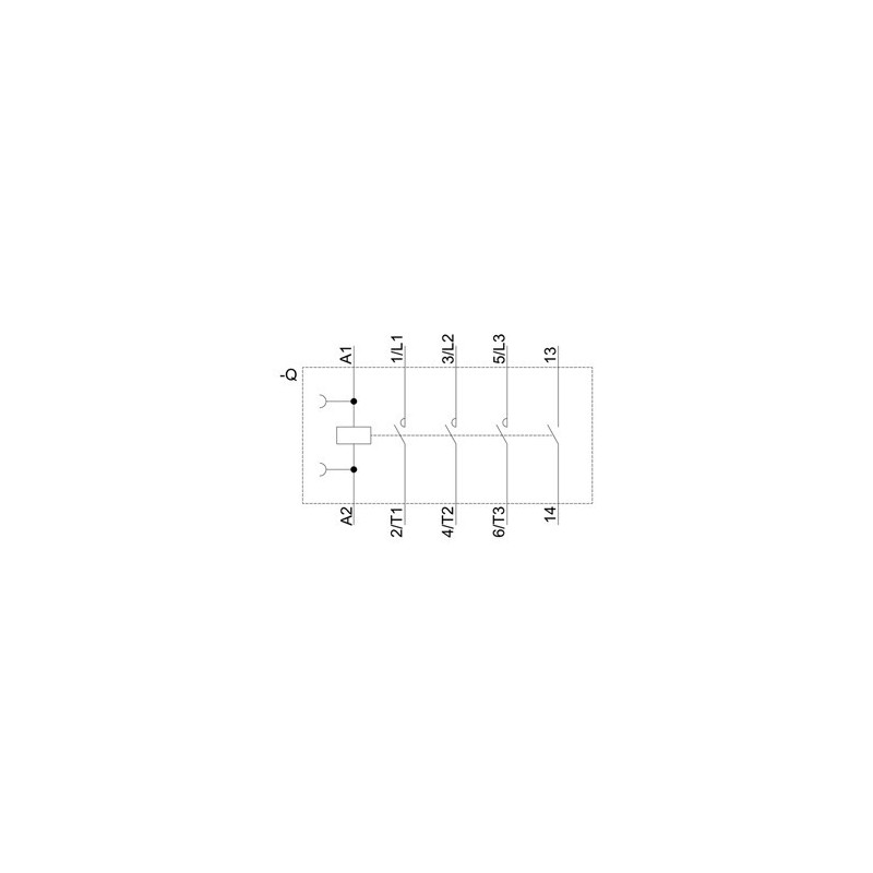 Contattore Tripolare 9A 4kW S00 1NA 230VCA 3RT20161AP01