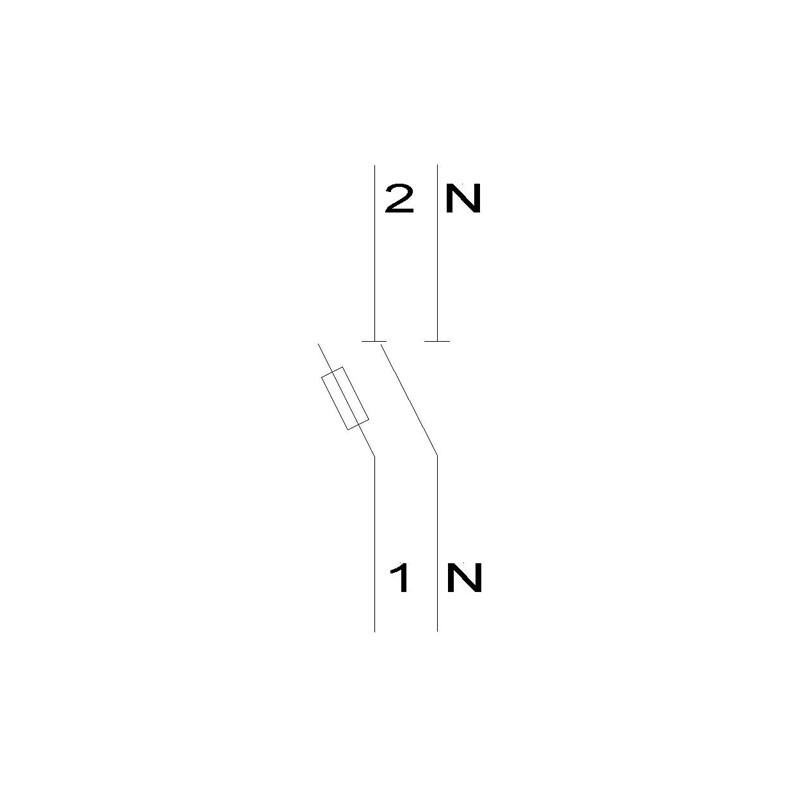 Sezionatore Portafusibile da 10,3X38mm 32A 1P+N Siemens 3NW7053