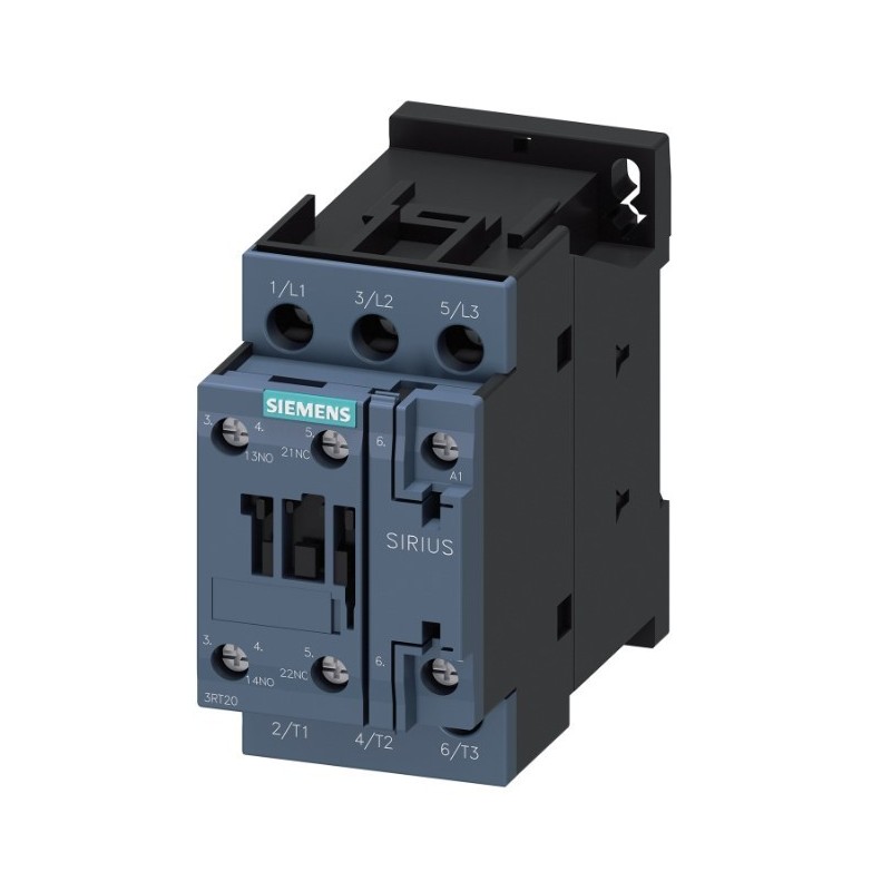 Contattore Tripolare 12A 5,5kW S0 1NA+1NC Bobina 230VCA 3RT20241AP00