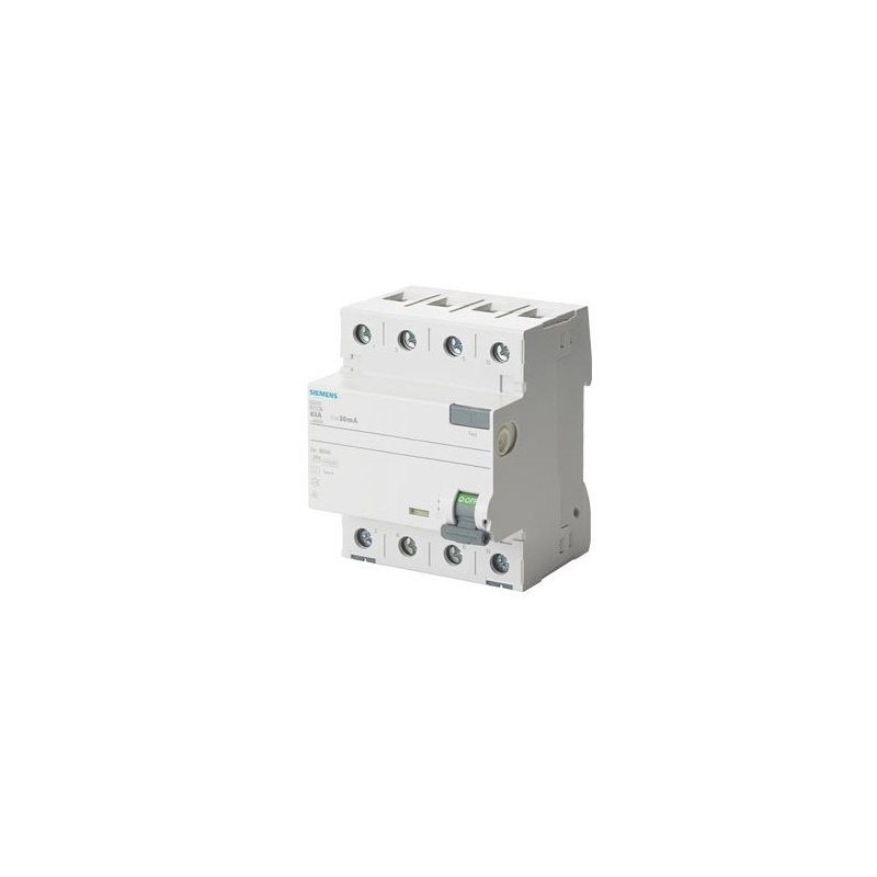 Interruttore Differenziale puro 25A 4 Poli 0,03 Tipo A Siemens 5SV33526
