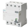 Interruttore Differenziale puro 25A 4 Poli 0,03 Tipo A Siemens 5SV33526