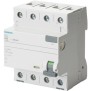 Interruttore Differenziale puro 4 poli 40A 0,5 Tipo A Siemens 5SV37446