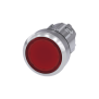 Pulsante Luminoso Piatto Rosso Siemens 3SU10510AB200AA0