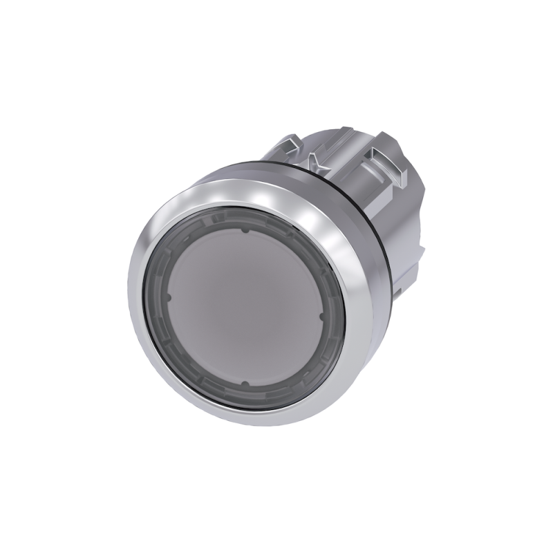 Pulsante Luminoso Piatto Trasparente Siemens 3SU10510AB700AA0