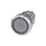 Pulsante Luminoso Piatto Trasparente Siemens 3SU10510AB700AA0