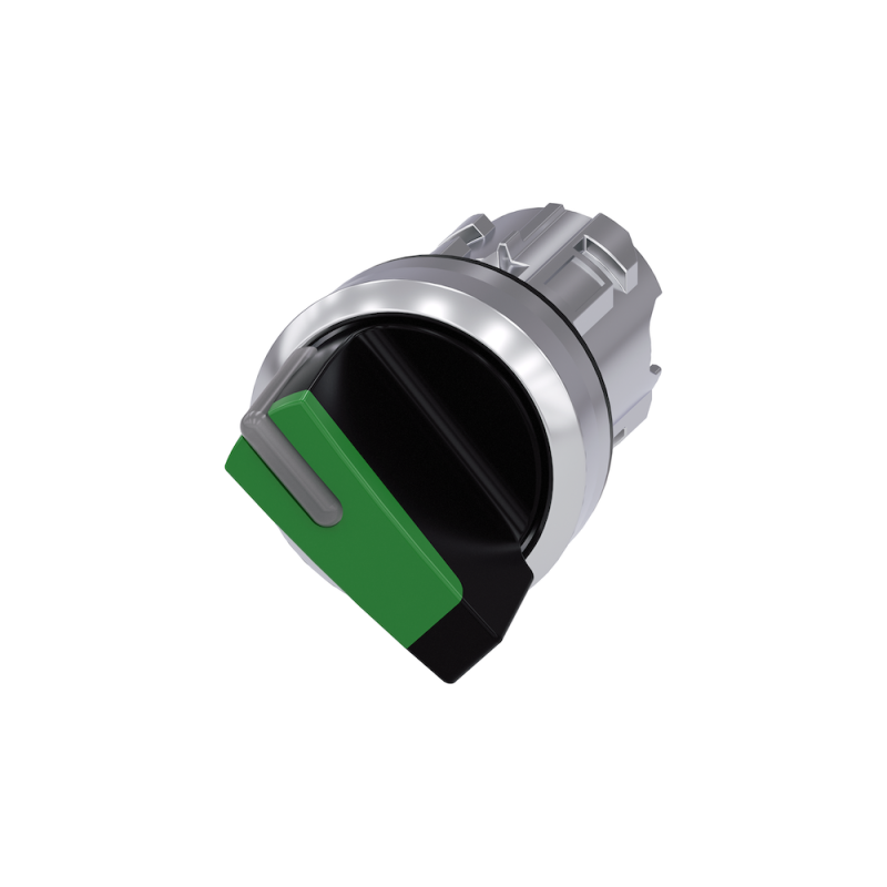 Selettore Luminoso a Leva Verde Posizioni O/I Siemens 3SU10522BF400AA0