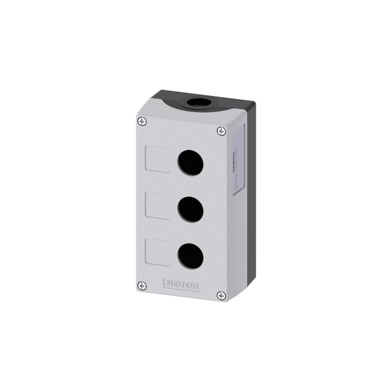 Pulsantiera in Plastica 3 Fori Vuota Siemens 3SU18030AA000AB1
