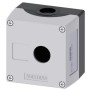 Pulsantiera in Plastica 1 Foro Vuota Siemens 3SU18010AA000AB1
