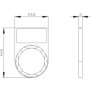 Porta targhetta 12,5X27MM  Siemens 3SU19000AG100AA0