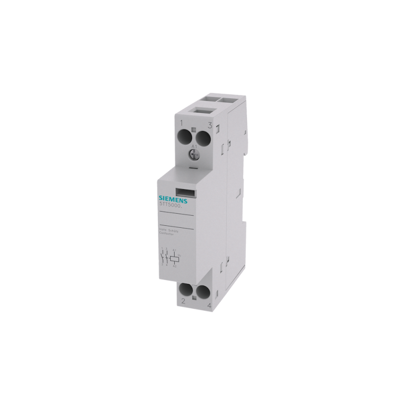 Contattore Accessoriabile NO 2P 20A 24V/AC Siemens 5TT58002
