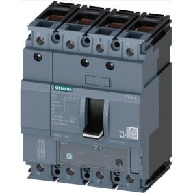 Interruttore automatico scatolato 4 poli 100A 25kA Siemens 3VA11103FF460AA0