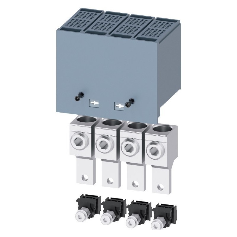 Morsetti per conduttori tondi e calotta di copertura 3VA1 160A Siemens 3VA91140JJ12