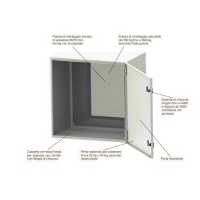 Quadro Alpha Box in metallo 500x400x200 IP66 Siemens 8GM10503BB40