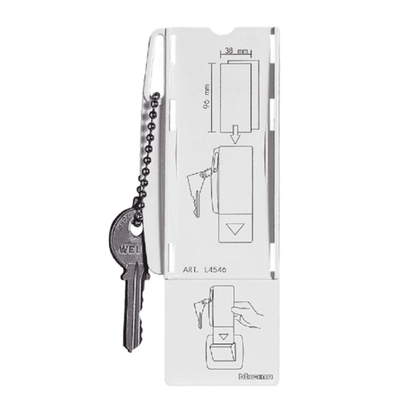 Scheda Portachiavi per Interruttore AM5765 Bticino Matix L4546