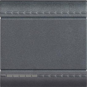 Copritasto Neutro Illuminabile 2 Posti Bticino LivingLight L4915M2N